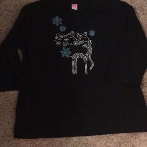 3-4 sleeve Christmas t-shirt